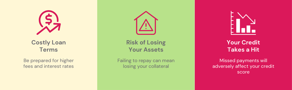 Risk factors to consider before taking a 100% bridging loans in the UK