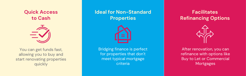 Benefits of using bridging finance for property development