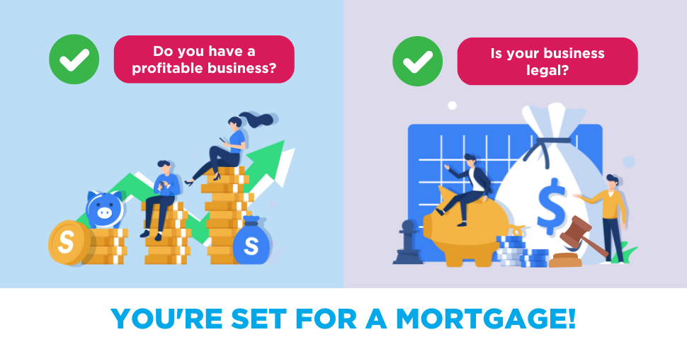 Business profitability and legality is key to secure self-employed mortgages