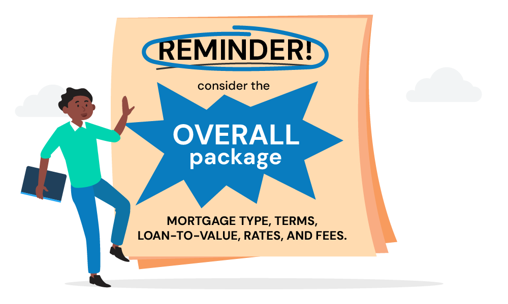 Reminder to check the overall mortgage deal