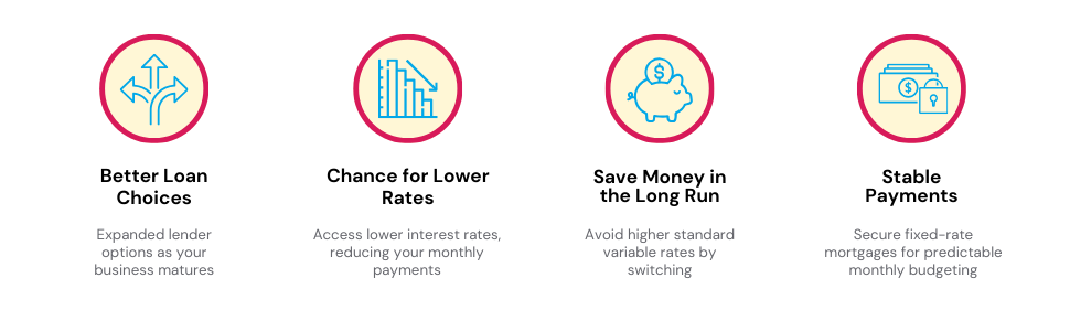 benefits of remortgaging when self employed