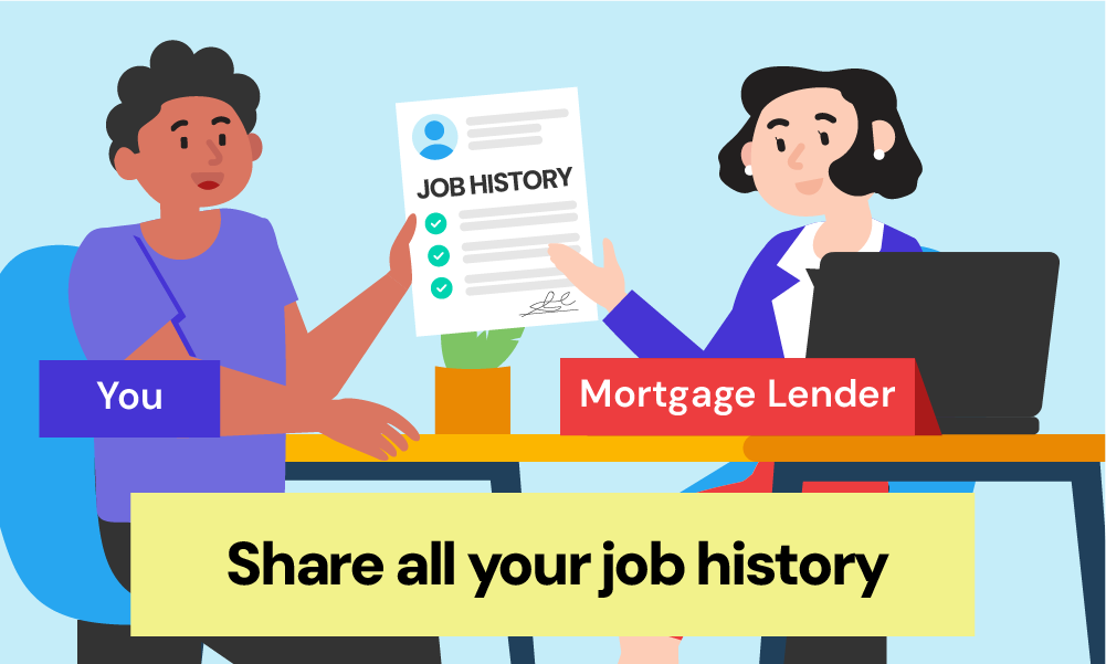 how changing jobs affects your mortgage application