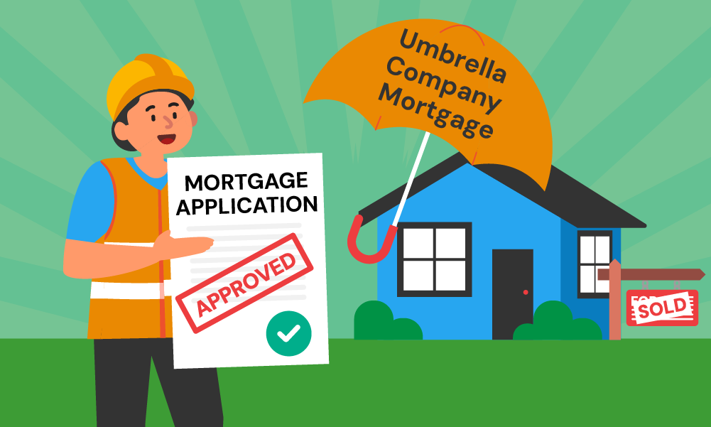 can you get a mortgage while working for an umbrella company