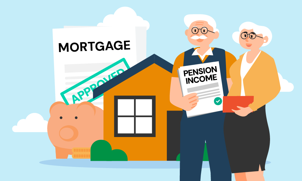 can you use pension income to qualify for a mortgage